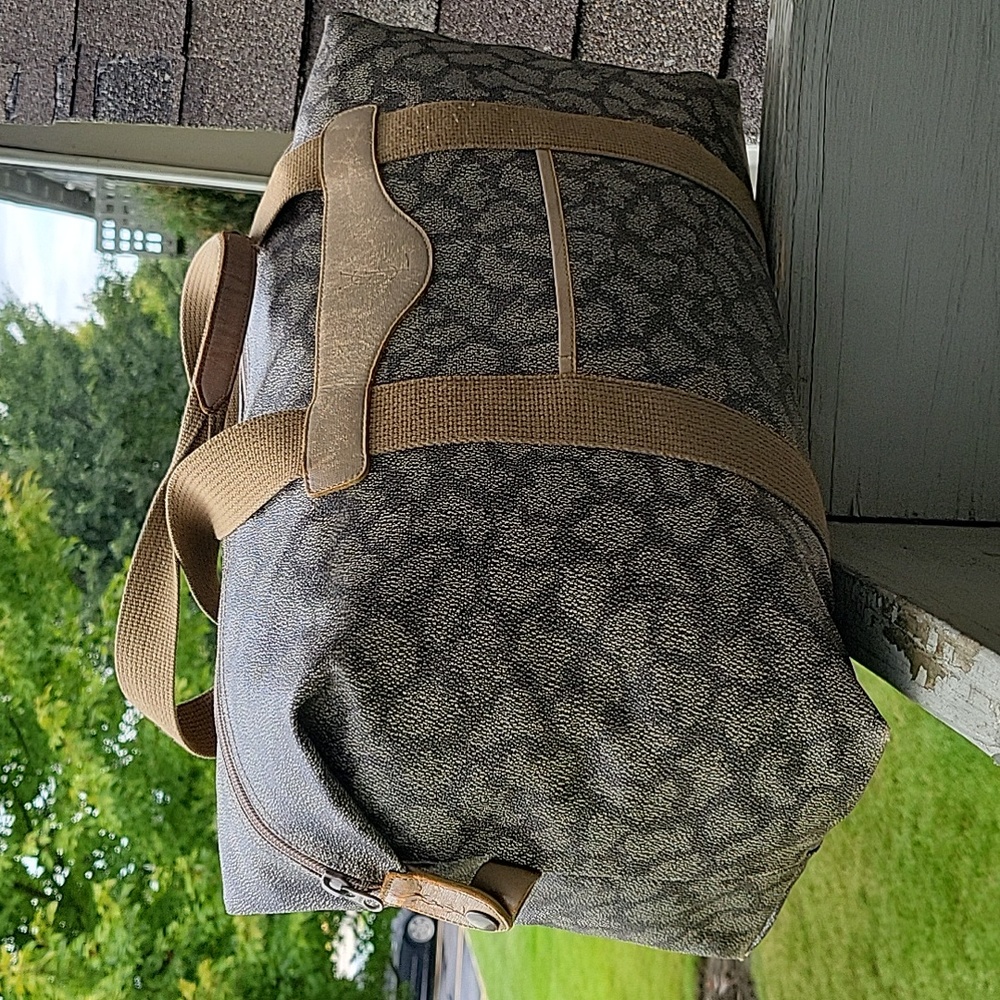 YSL Vintage Giraffe Print Duffel